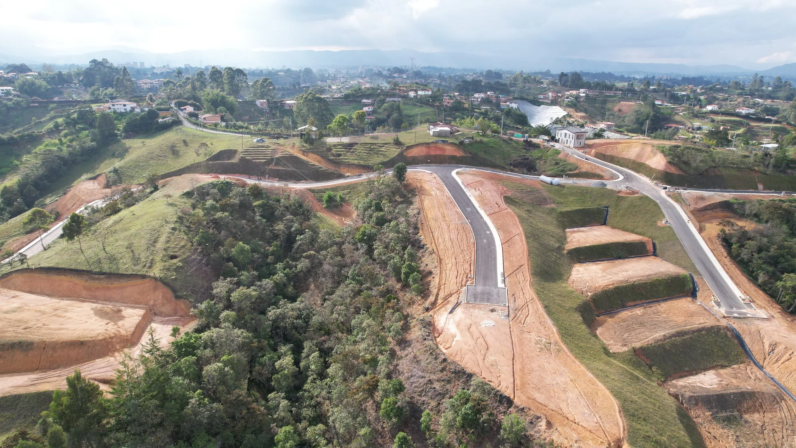Vista aérea del lote 14