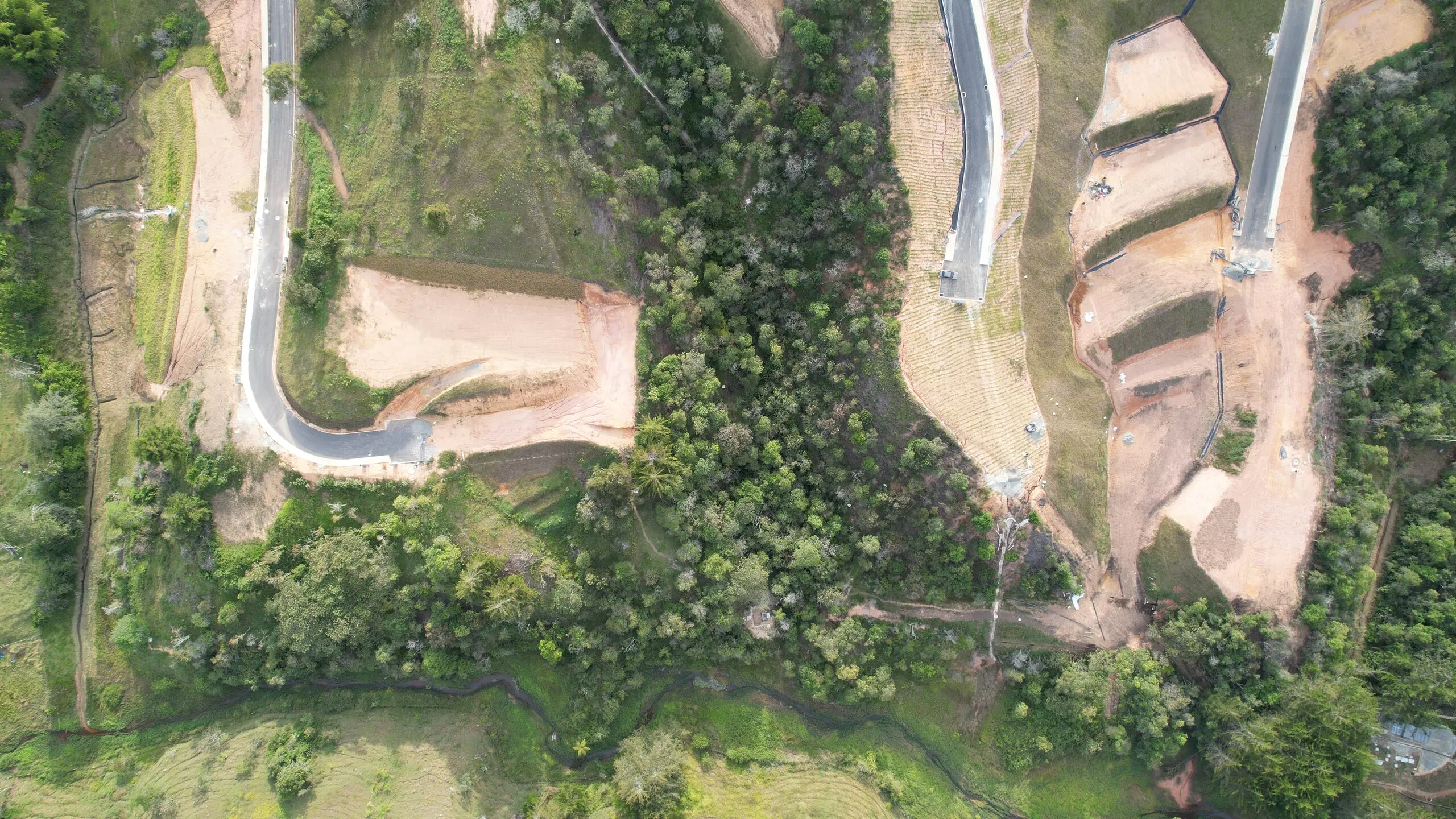 Vista aérea del lote 16
