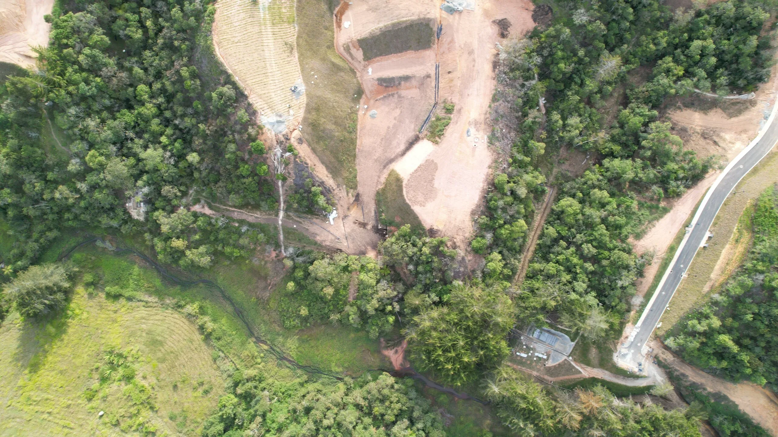 Vista aérea del lote 19