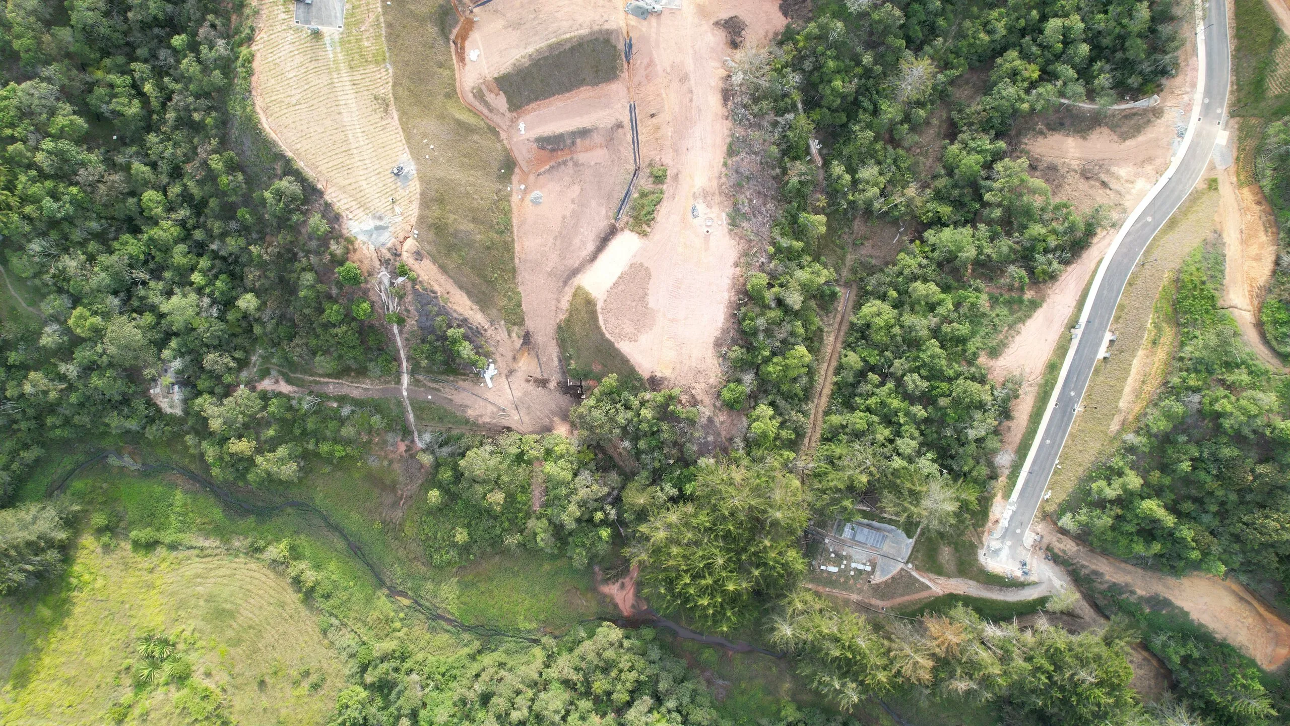 Vista aérea del lote 20