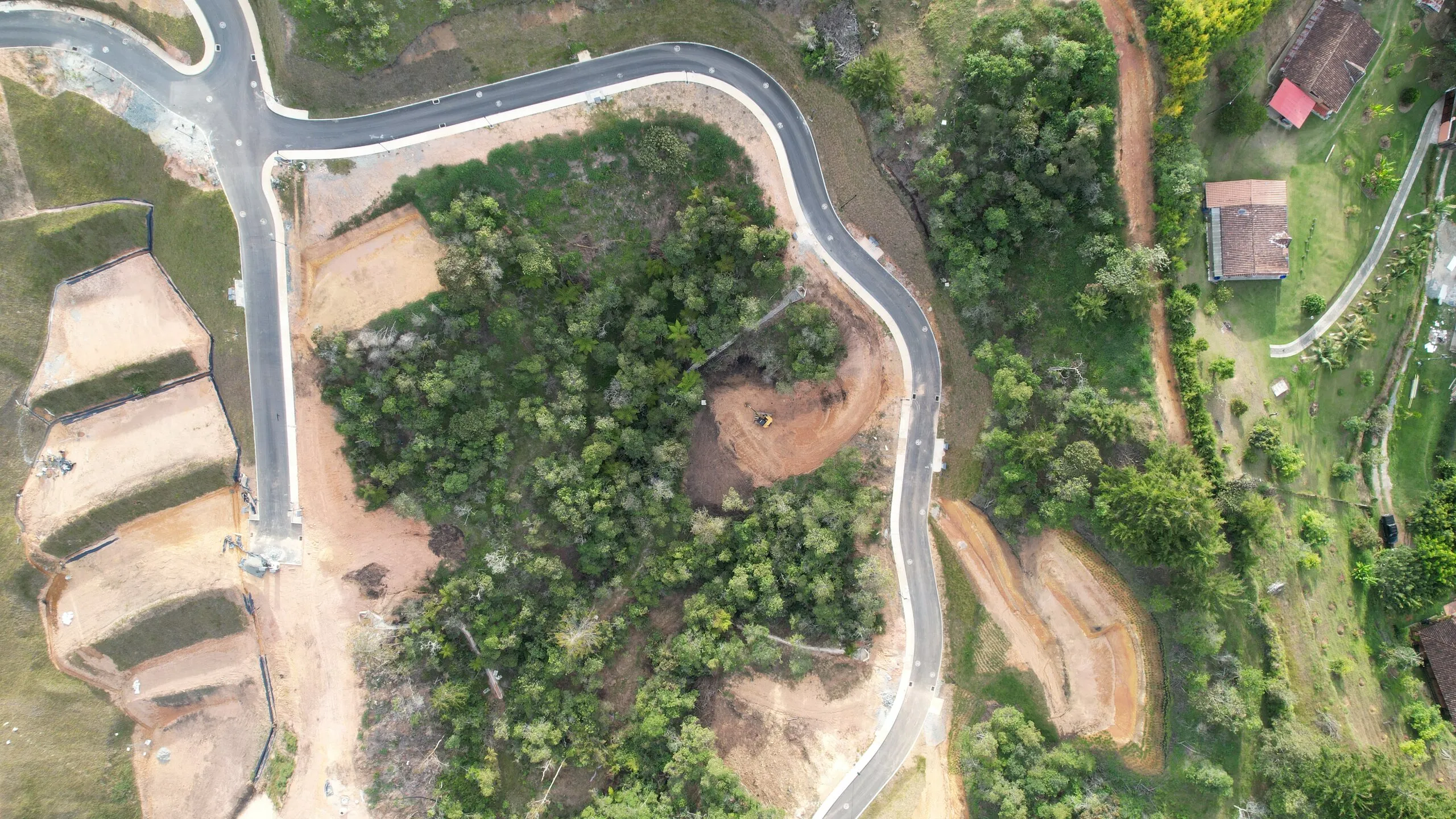 Vista aérea del lote 27