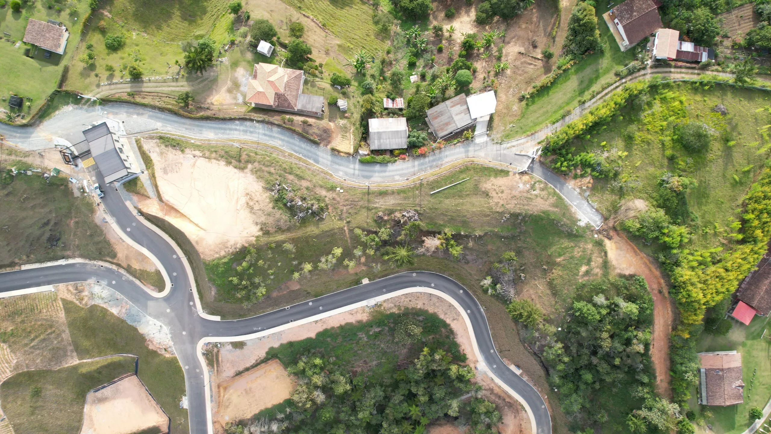 Vista aérea del lote 36