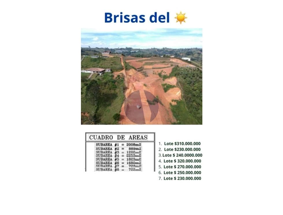 Lote en venta en La Milagrosa, Marinilla – 1.660 m²