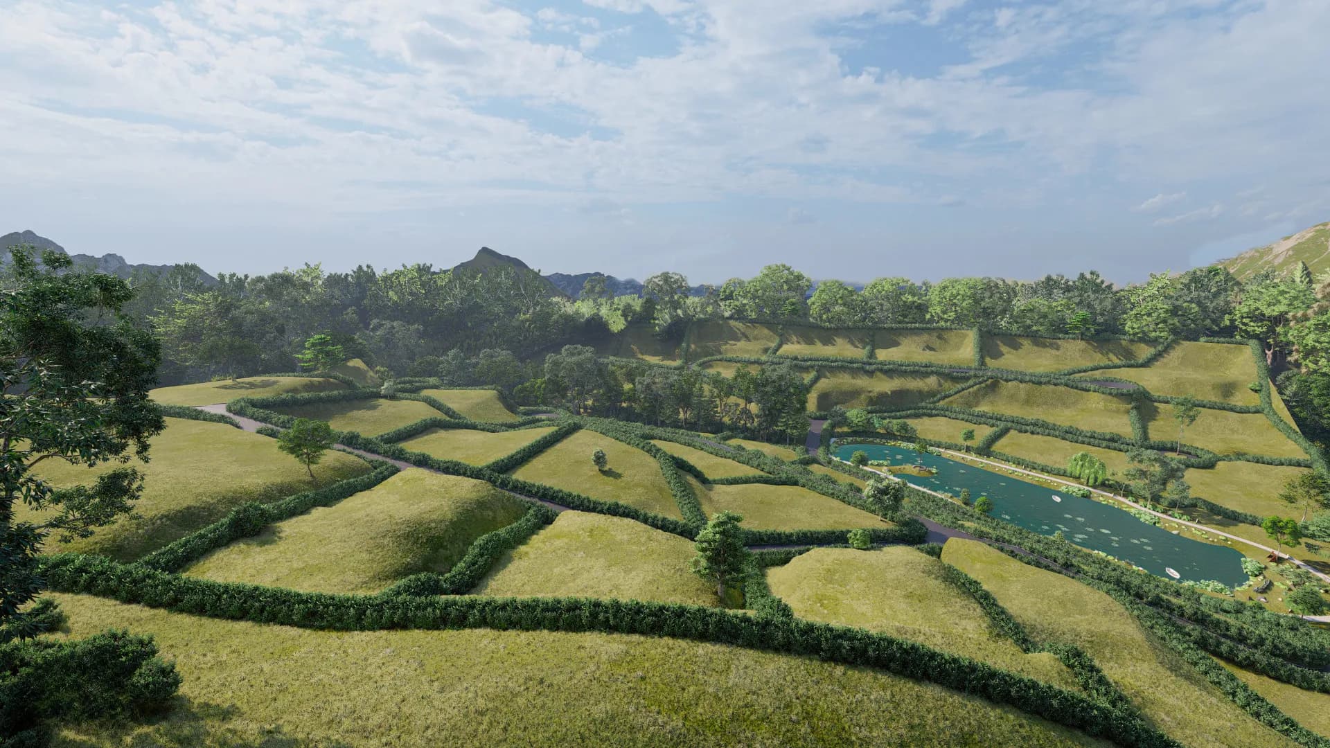 Aquaverde - Render zona social